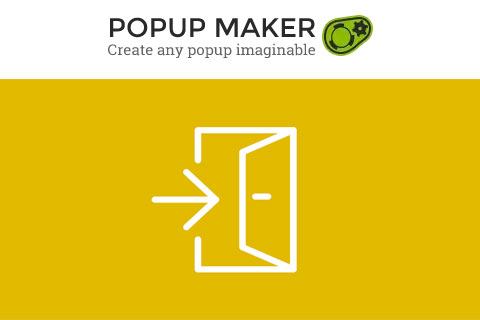 WordPress plugin Popup Maker Exit Intent Popups