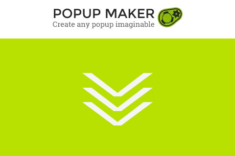 WordPress plugin Popup Maker Scroll Triggered Popups