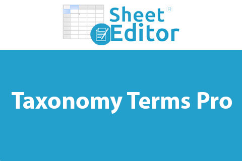 WordPress plugin WP Sheet Editor Taxonomy Terms Pro