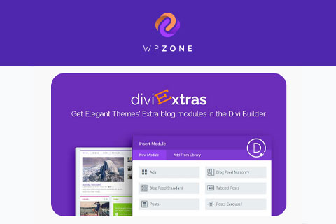 WordPress plugin Divi Extras