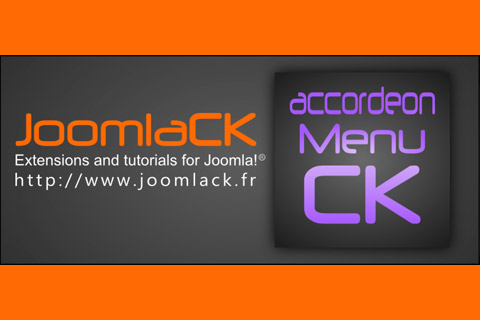Joomla extension Accordeon Menu CK