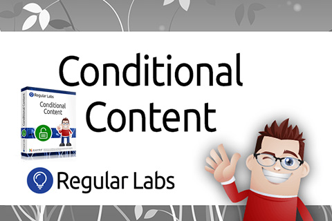 Joomla extension Conditional Content Pro
