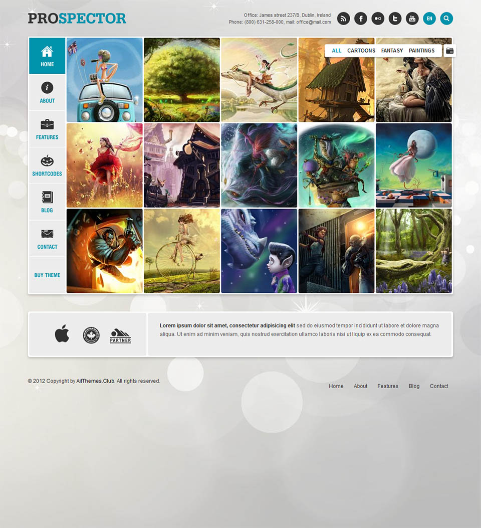 WordPress template AitThemes Prospector