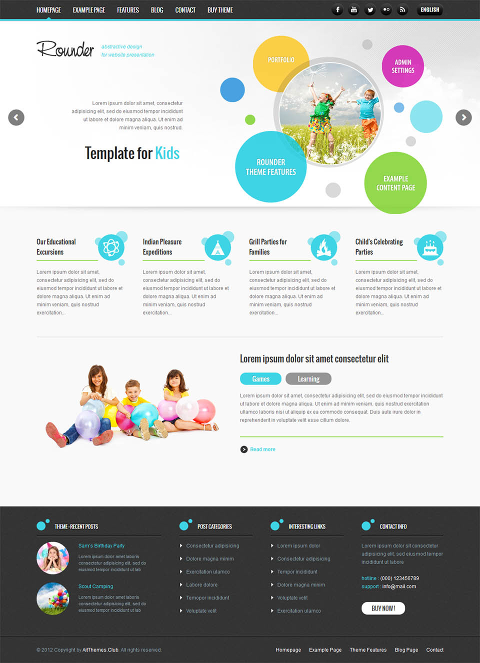 WordPress template AitThemes Rounder