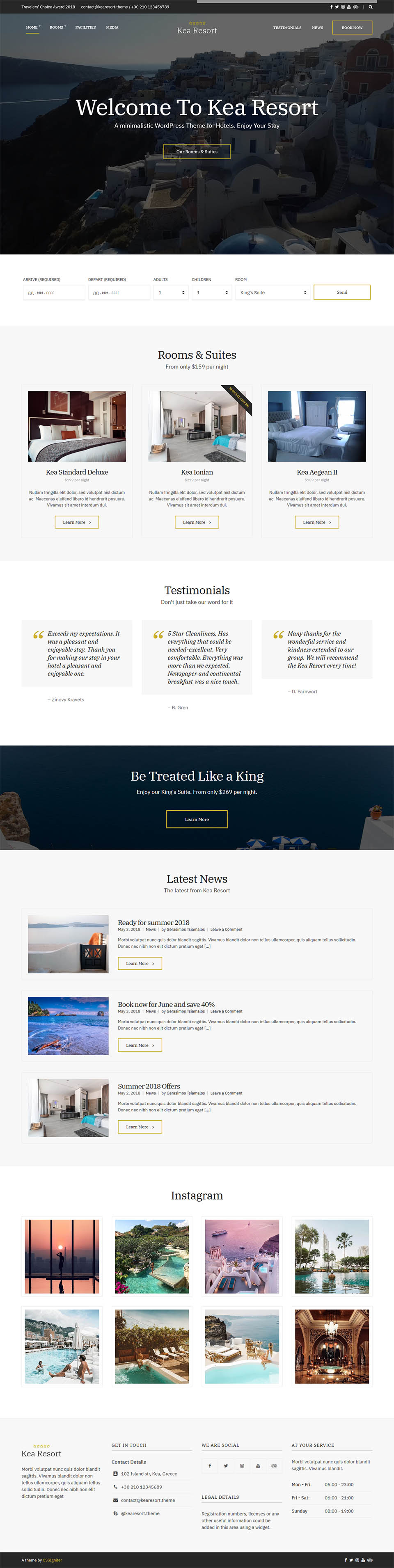 WordPress template CSSIgniter Kea