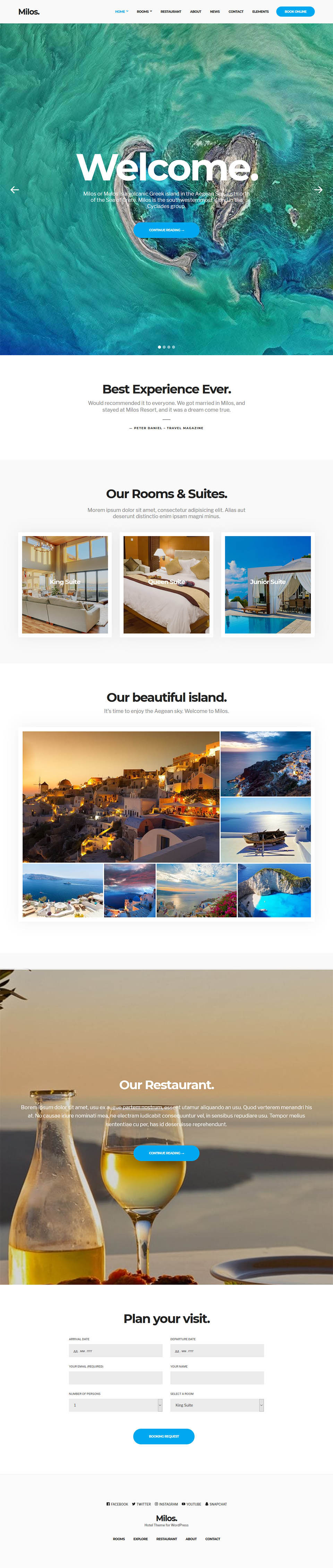 WordPress template CSSIgniter Milos