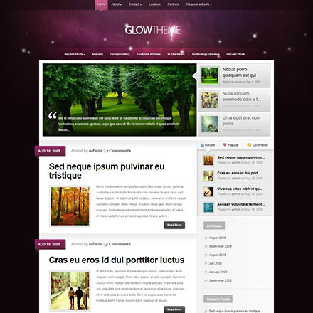 ElegantThemes Glow