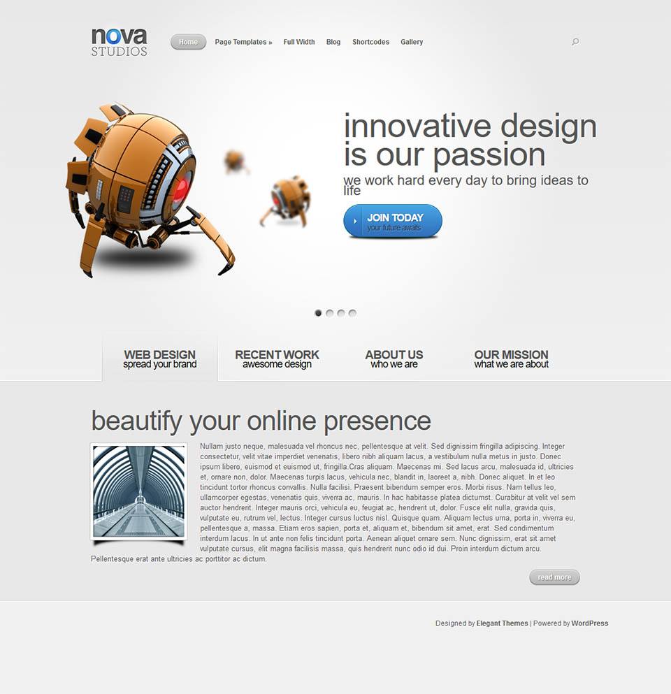 Elegantthemes Nova V4 2 8 Theme Studio Website For Wordpress