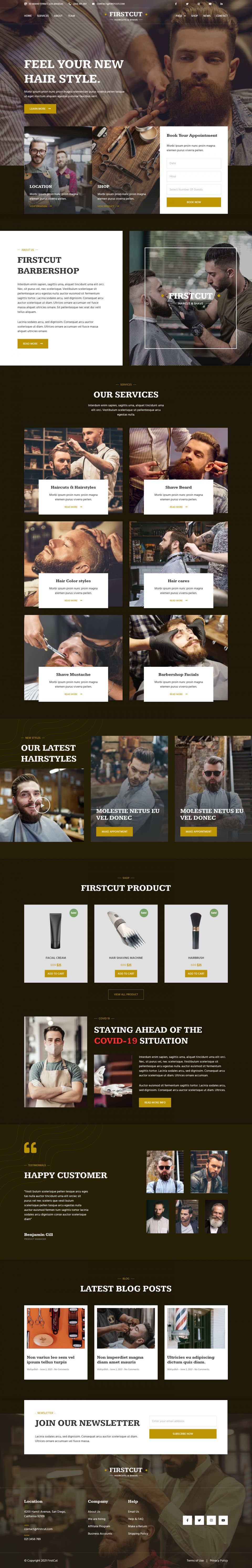 WordPress template ThemeForest FirstCut