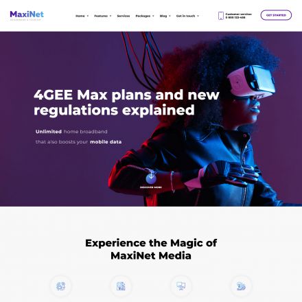 ThemeForest MaxiNet