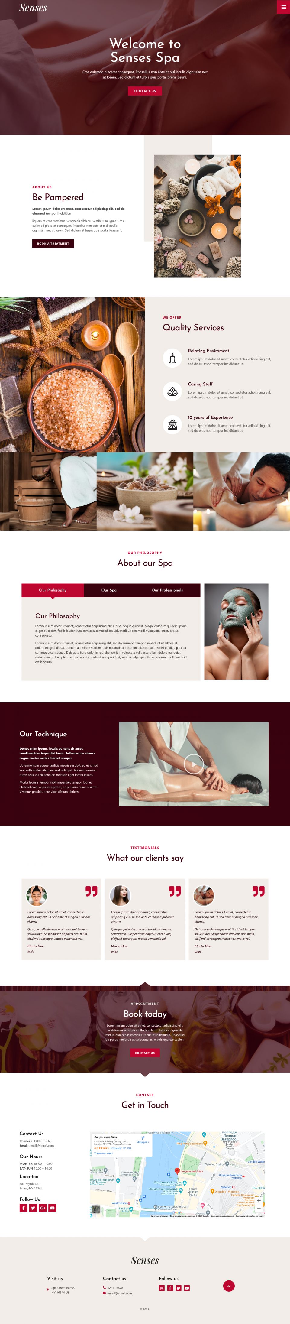 WordPress template ThemeForest Senses