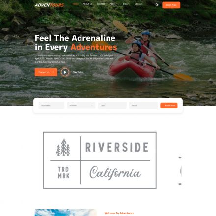 ThemeForest Adventours