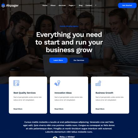 ThemeForest Akpager