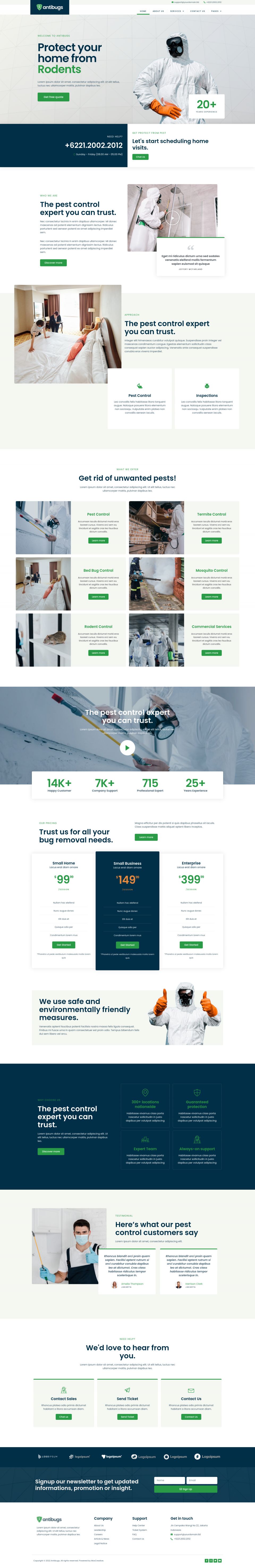 WordPress template ThemeForest Antibugs