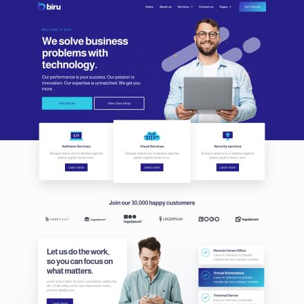 ThemeForest Biru