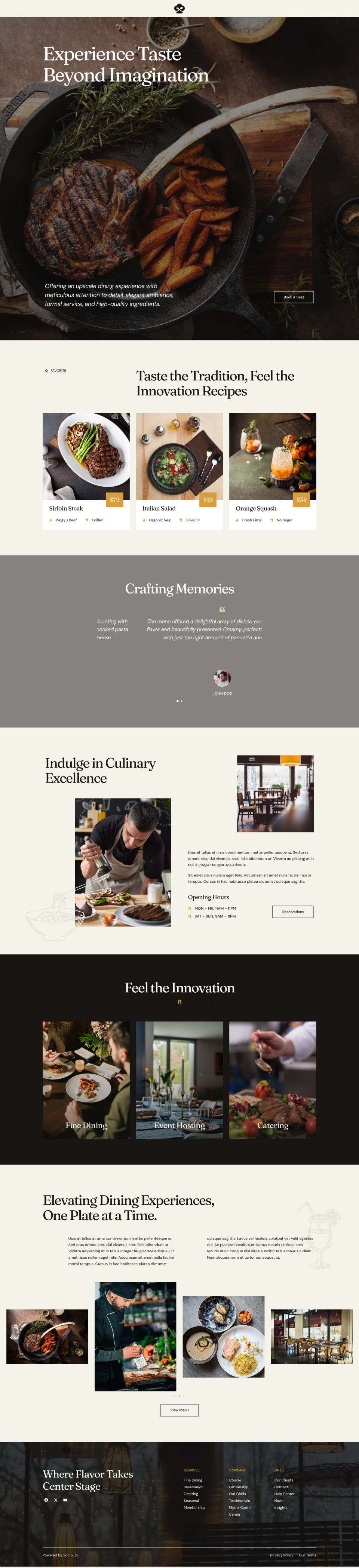 WordPress template ThemeForest Bistro