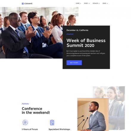 ThemeForest Clevent