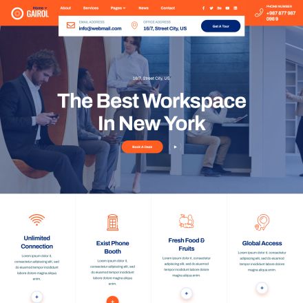 ThemeForest Coworking & Creative