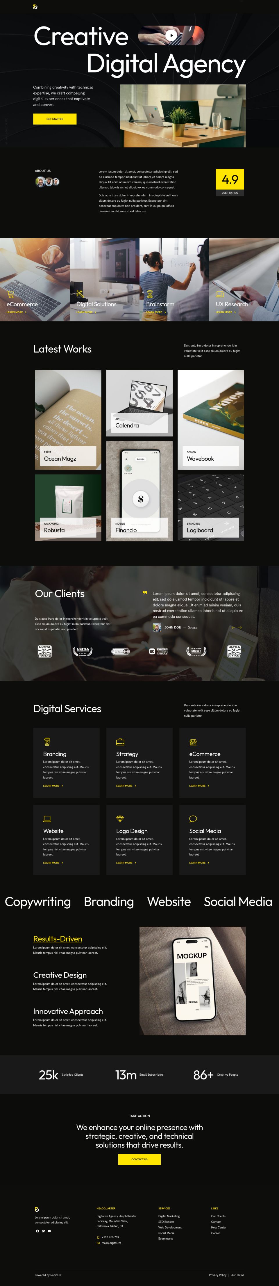 WordPress template ThemeForest Digitalize