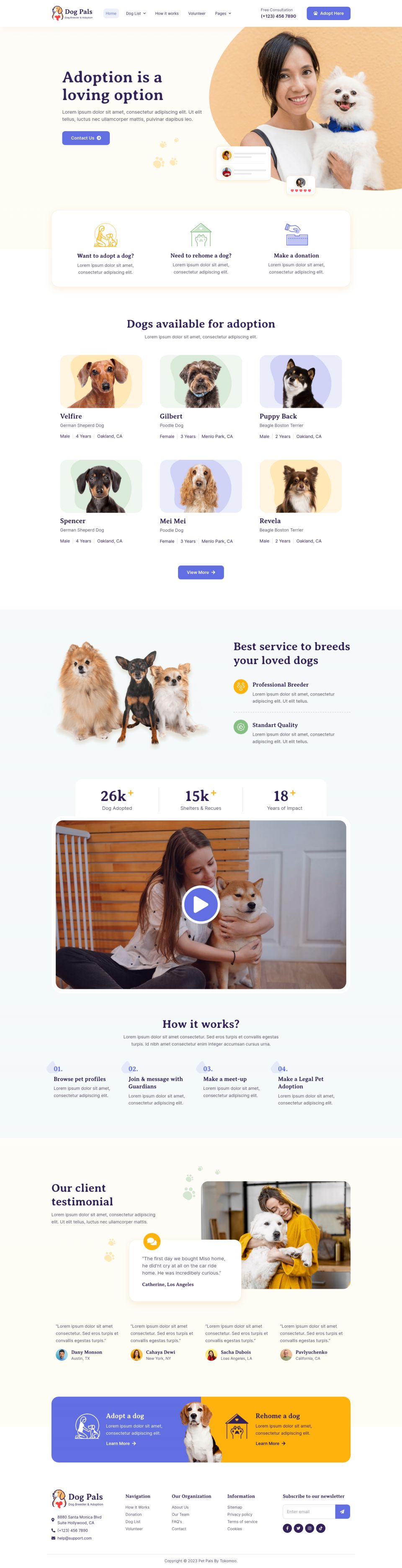 WordPress template ThemeForest Dog Pals