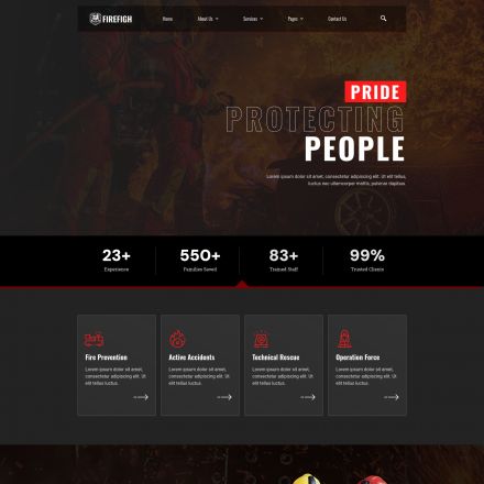 ThemeForest Firefigh