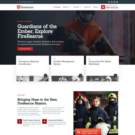 ThemeForest FireRescue