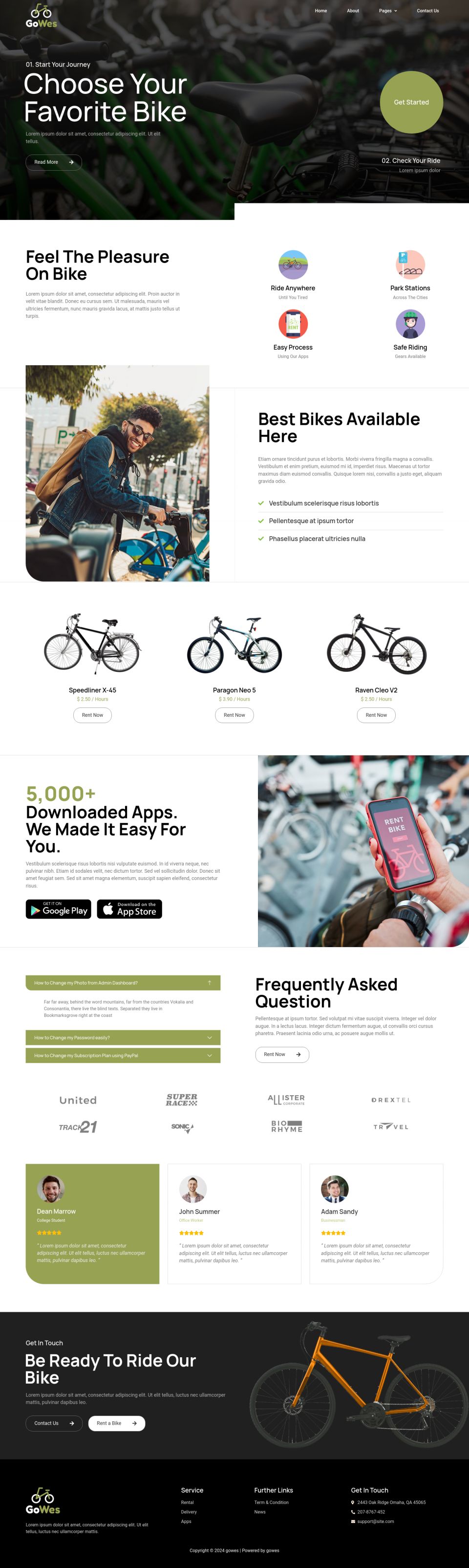 WordPress template ThemeForest Gowes