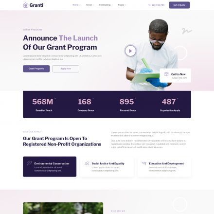 ThemeForest Grant & Fundraising