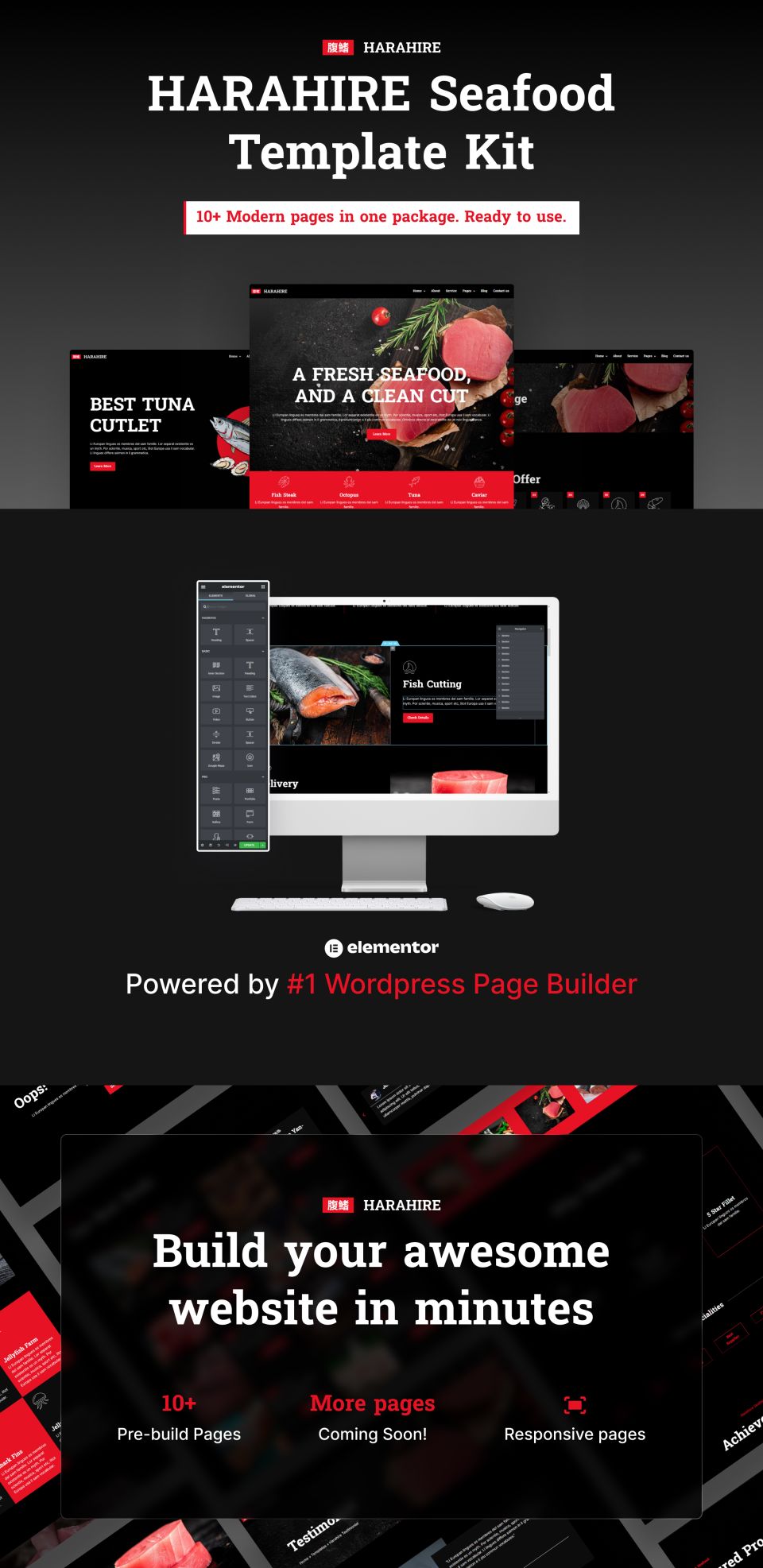 WordPress template ThemeForest Harahire