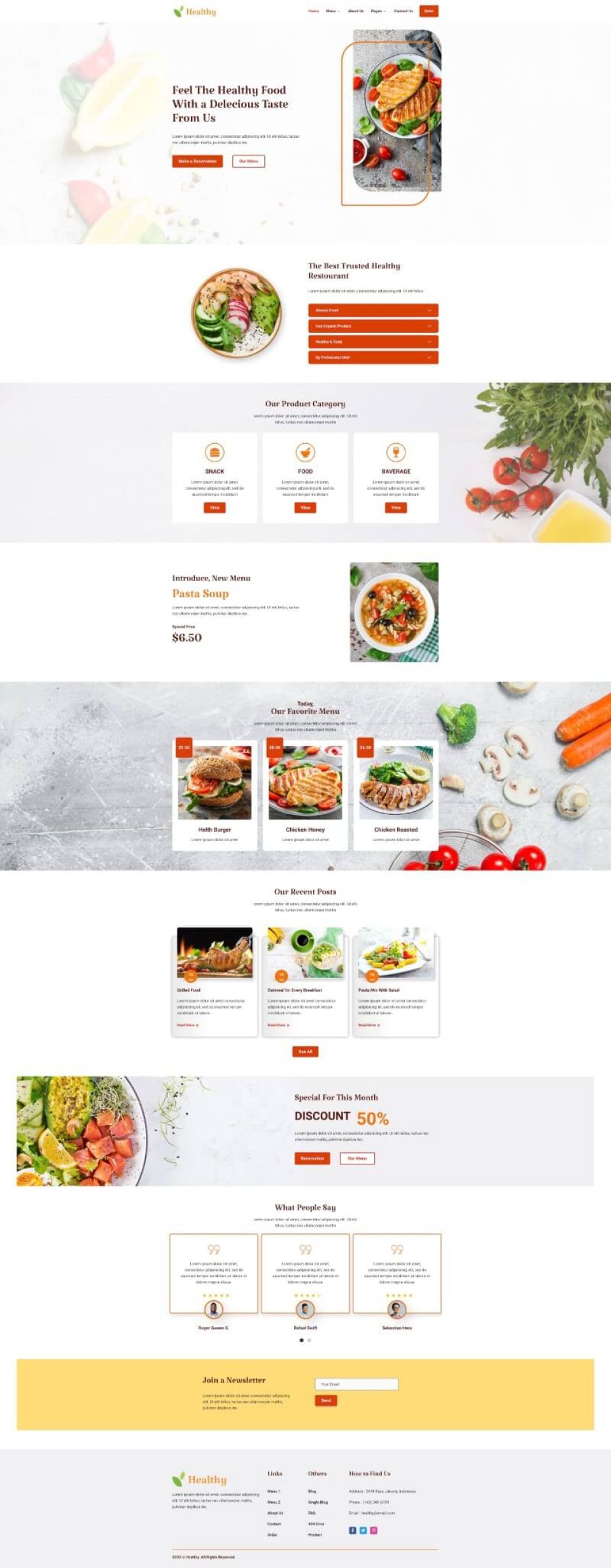 WordPress template ThemeForest Healthy