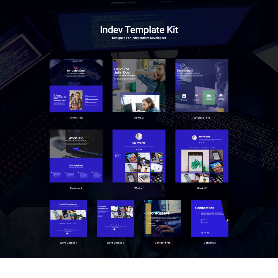 WordPress template ThemeForest Indev