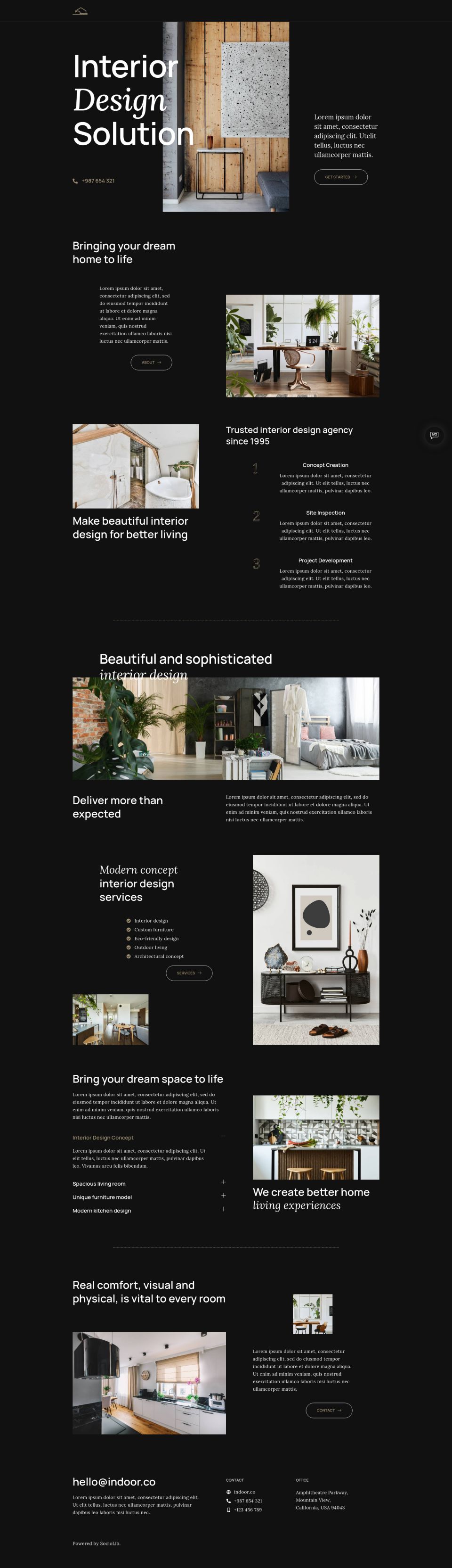 WordPress template ThemeForest Indoor