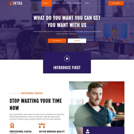 ThemeForest Intra