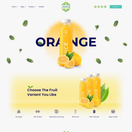 ThemeForest Juice Bar & Drink