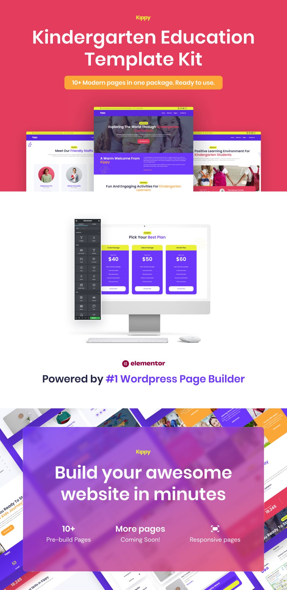 WordPress template ThemeForest Kippy