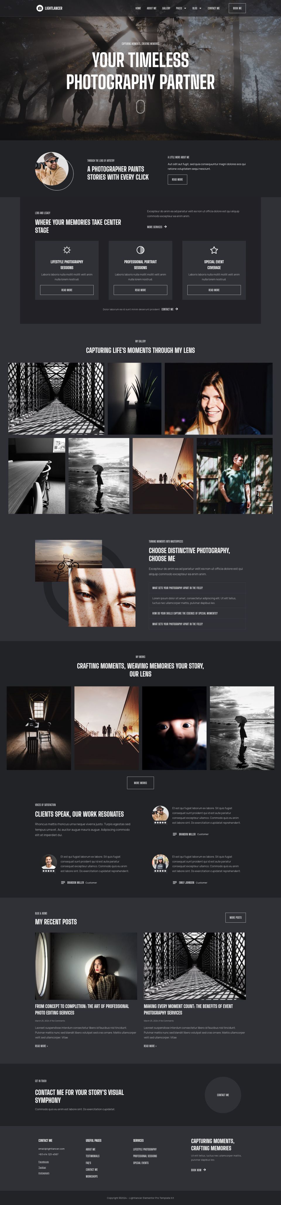 WordPress template ThemeForest Lightlancer