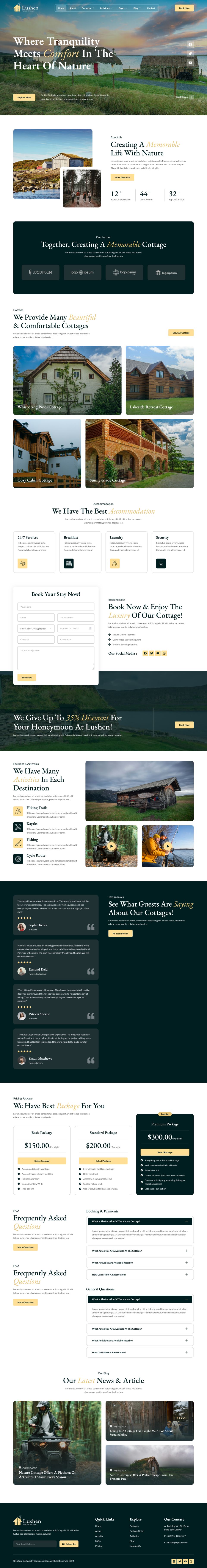 WordPress template ThemeForest Lushen