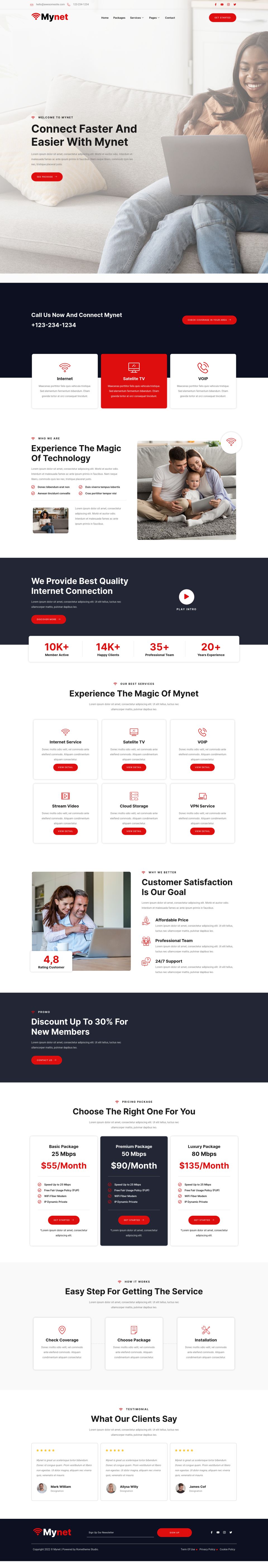 WordPress template ThemeForest Mynet