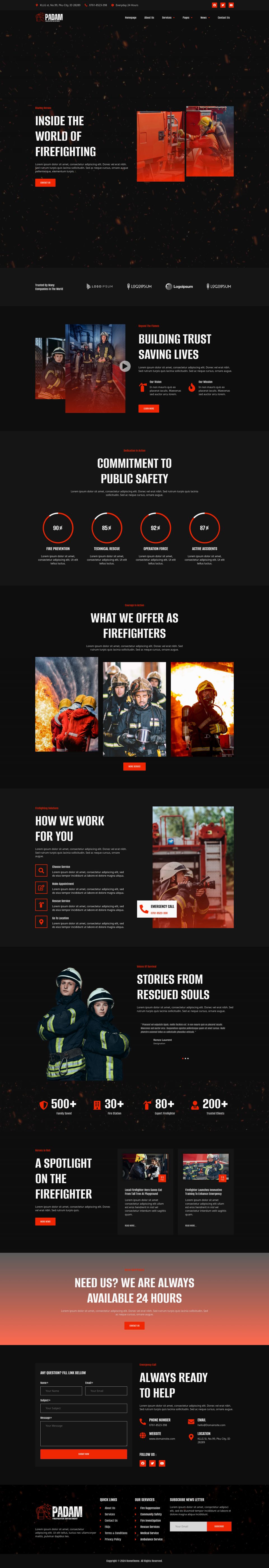 WordPress template ThemeForest Padam