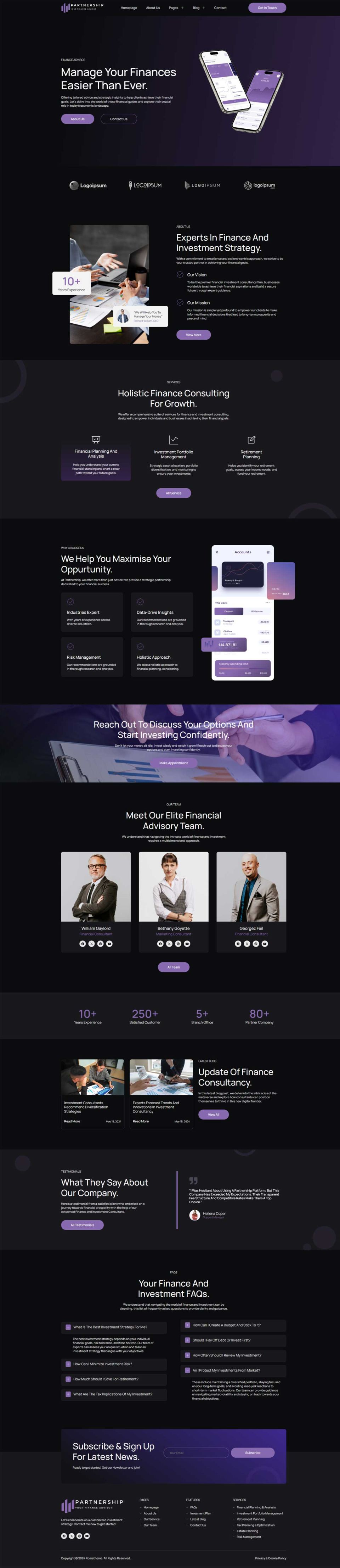 WordPress template ThemeForest Partnership