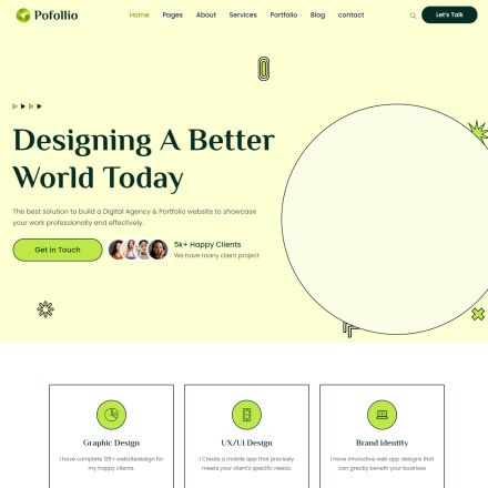 ThemeForest Pofollio