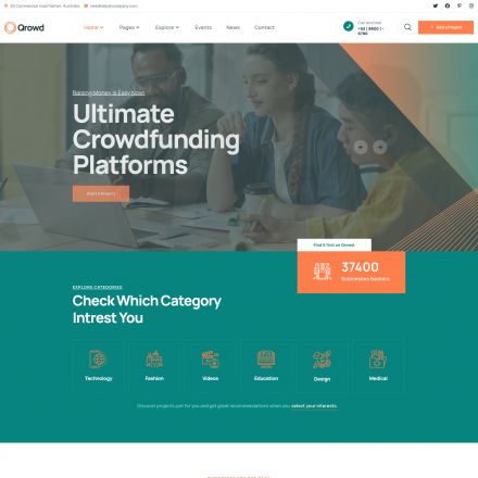 ThemeForest Qrowd