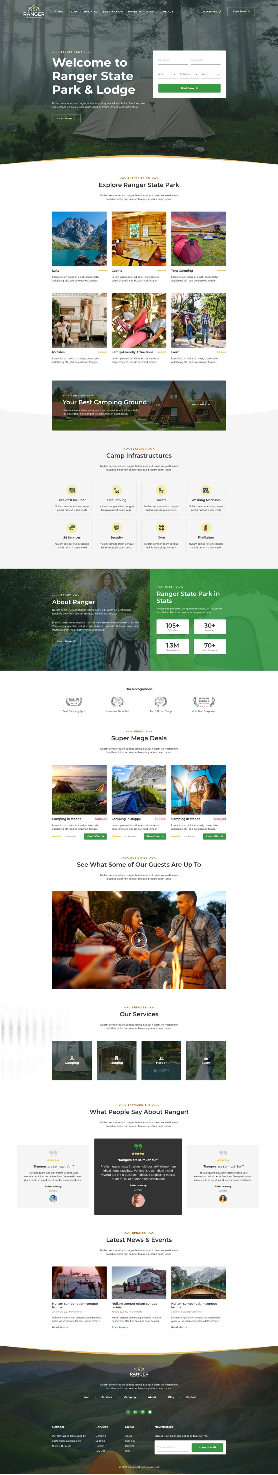 WordPress template ThemeForest Ranger