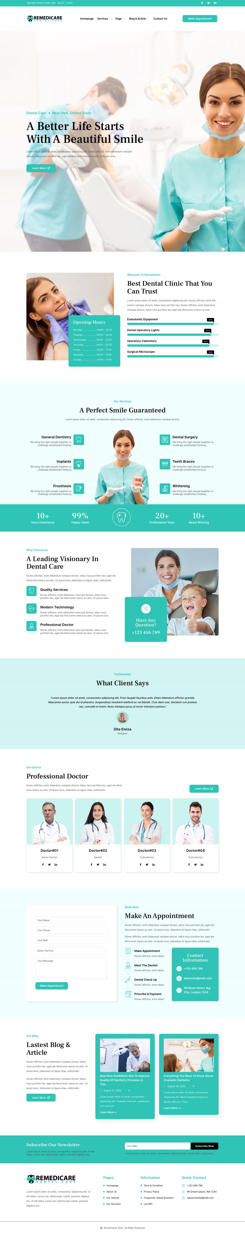 WordPress template ThemeForest Remedicare