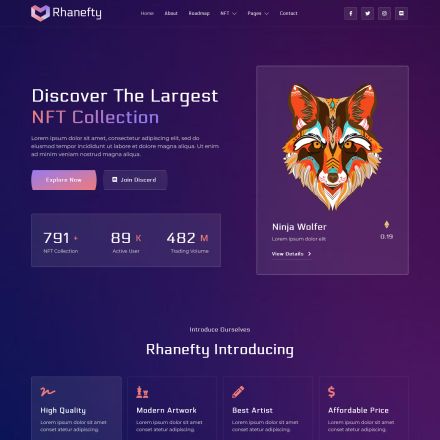 ThemeForest Rhanefty