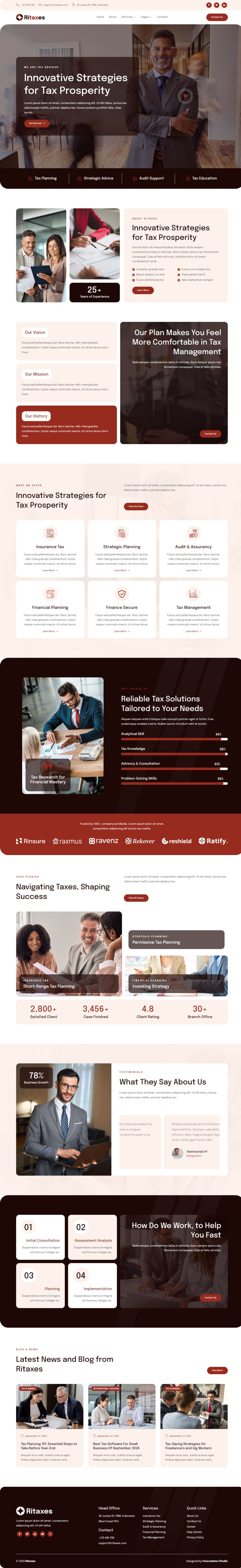 WordPress template ThemeForest Ritaxes