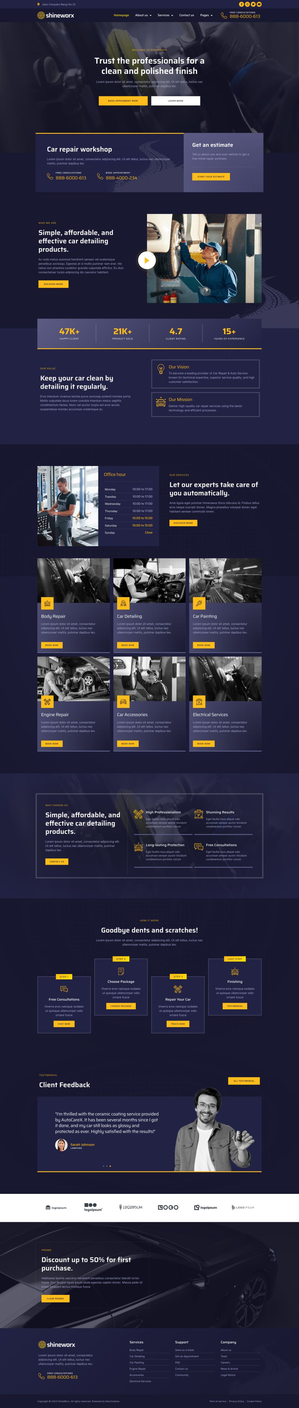 WordPress template ThemeForest ShineWorx