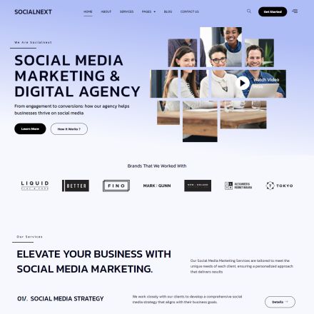 ThemeForest Socialnext