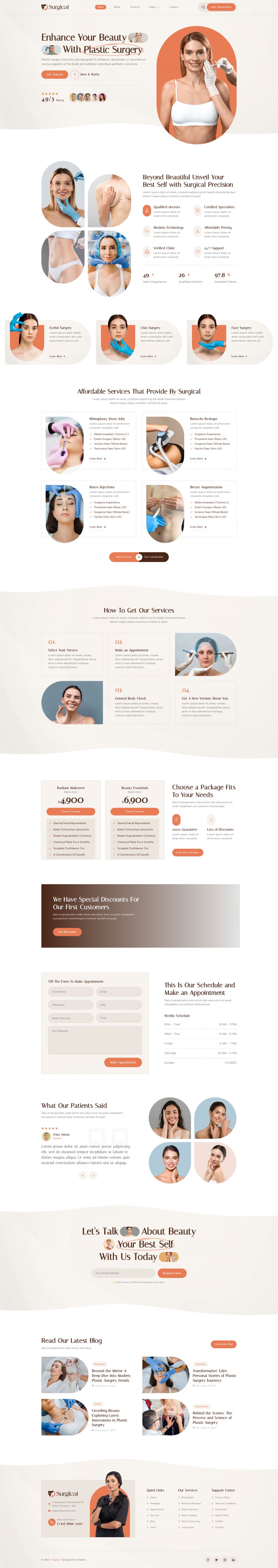 WordPress template ThemeForest Surgical