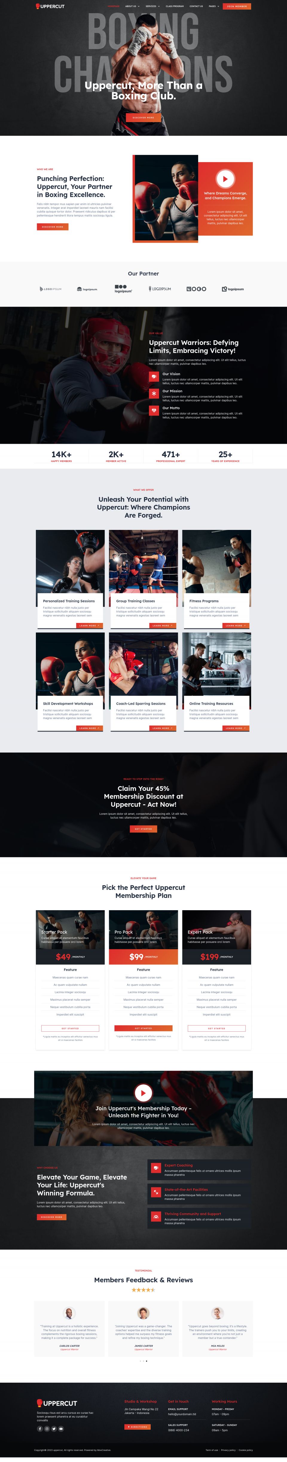 WordPress template ThemeForest Uppercut